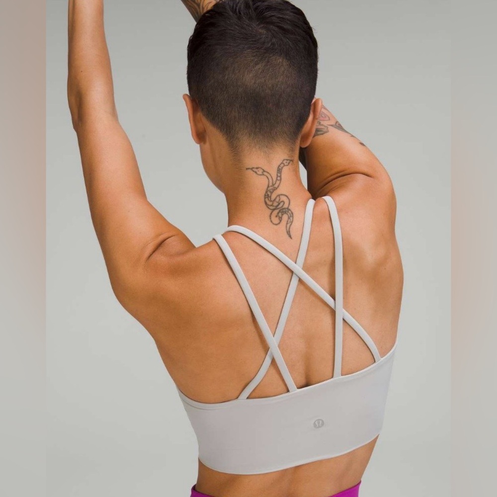 Lululemon Like a Cloud High-Neck Longline Bra *Light Support - Seal Grey - Picture 2 of 3